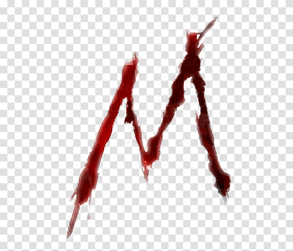 Blood Bloody Alphabet Letter Writing M, Person, People Transparent Png