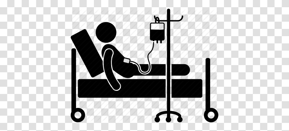 Blood Catheter Drip Healthcare Medical Patient Treatment Icon, Piano, Leisure Activities, Musical Instrument, Silhouette Transparent Png