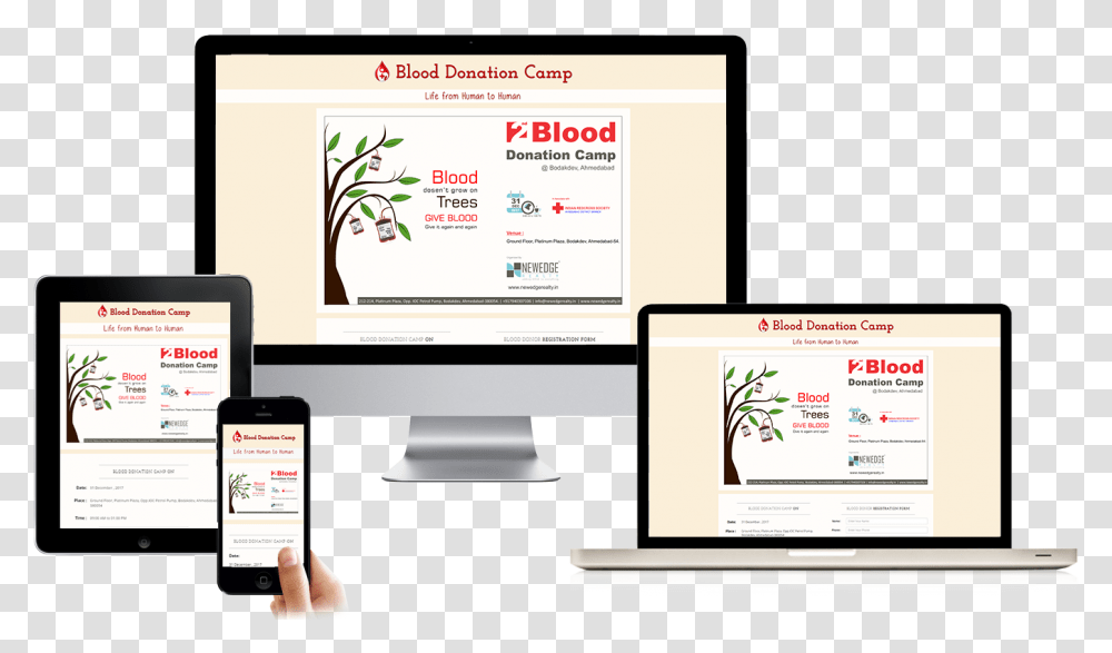 Blood Donation Camp, Mobile Phone, Electronics, Computer, LCD Screen Transparent Png