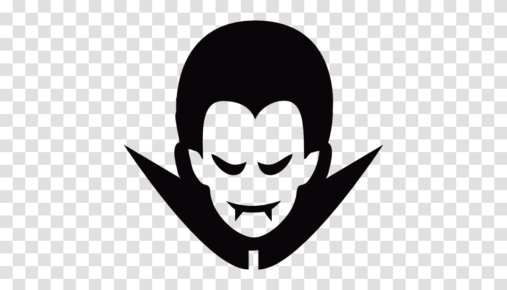 Blood Dracula Evil Fangs Vampire Gestures Icon, Stencil, Logo, Trademark Transparent Png