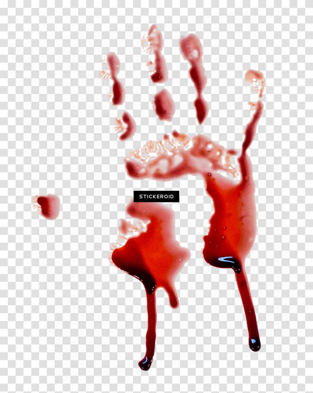 Blood Dripping Gif Download Bloody Handprints No Background, Stain, Flamingo, Bird, Animal Transparent Png