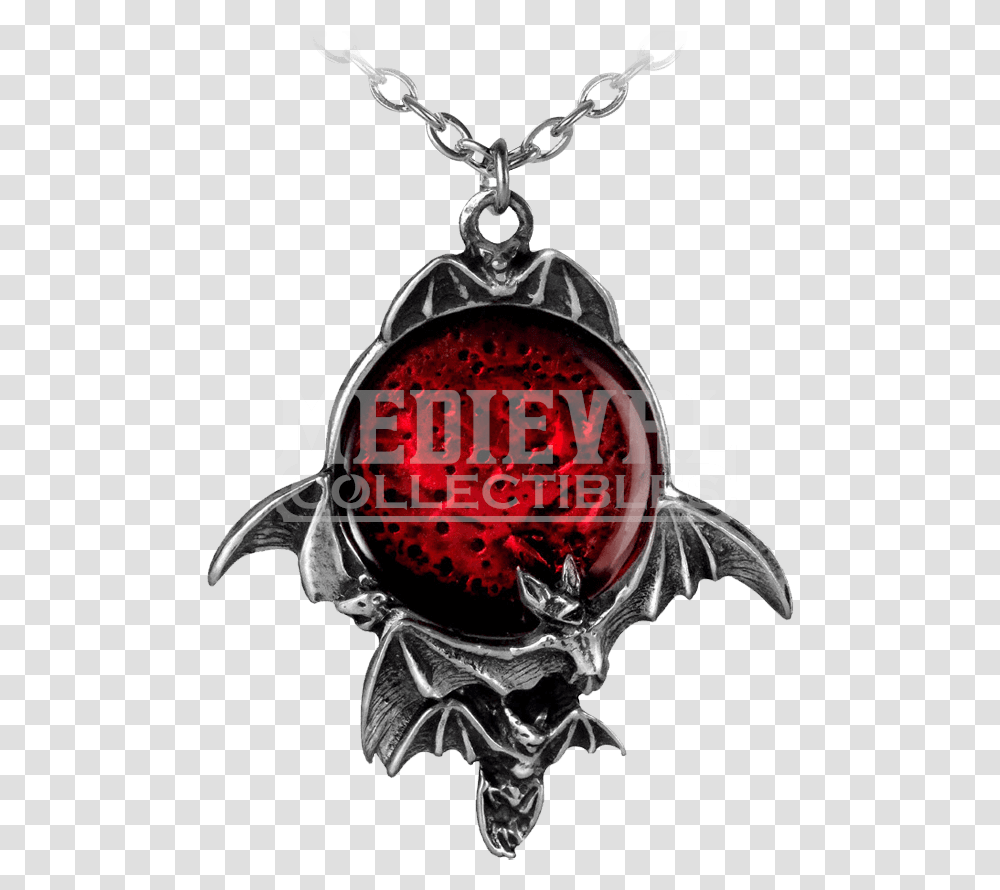 Blood Moon Pendant Blood Moon Alchemy Gothic, Silver Transparent Png