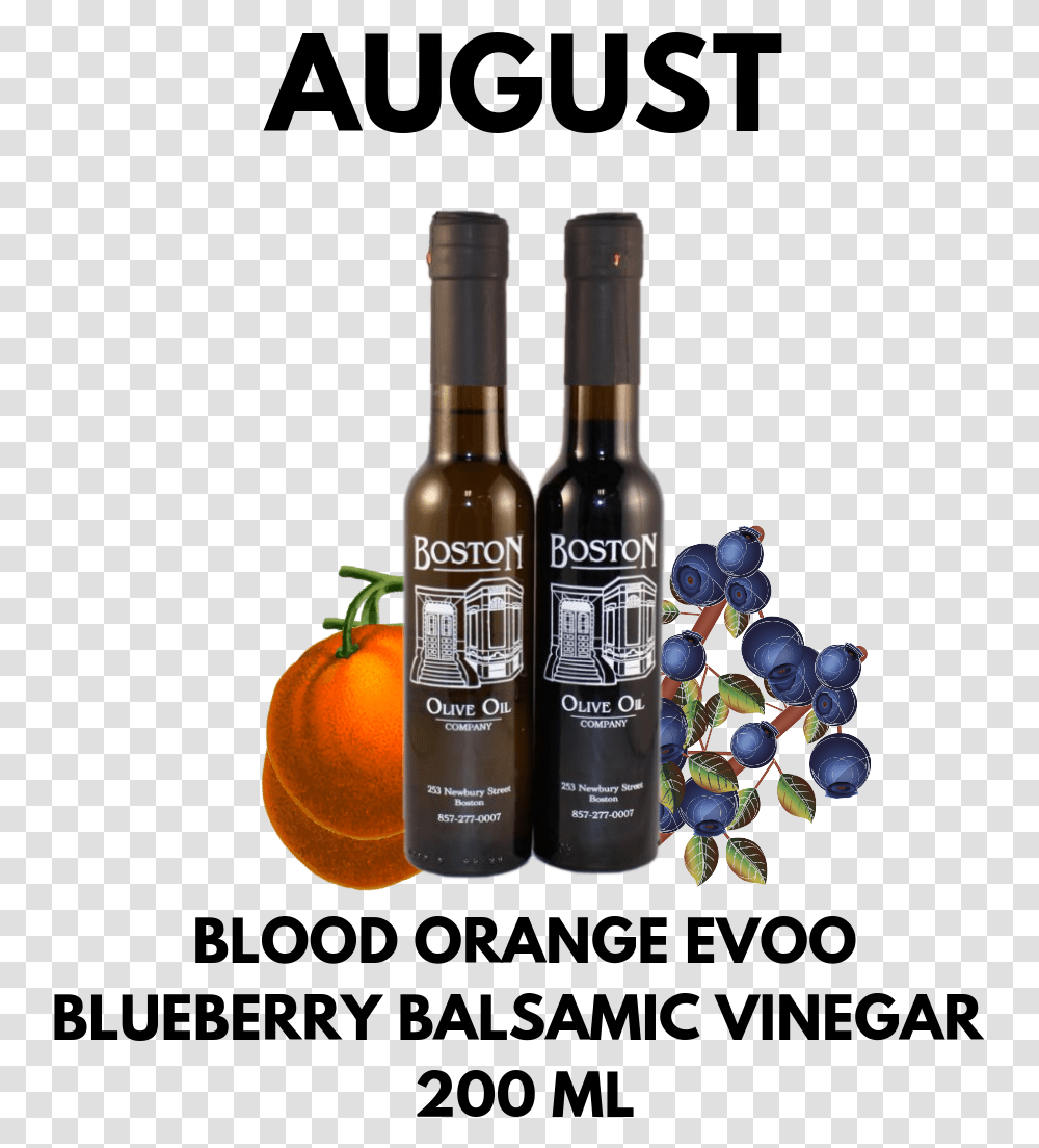 Blood Orange Evoo And Blueberry Balsamic Vinegar, Plant, Alcohol, Beverage, Bottle Transparent Png
