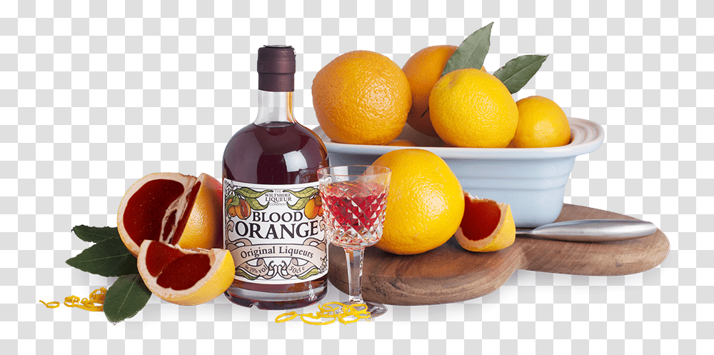 Blood Orange Glass Bottle, Citrus Fruit, Plant, Food, Grapefruit Transparent Png