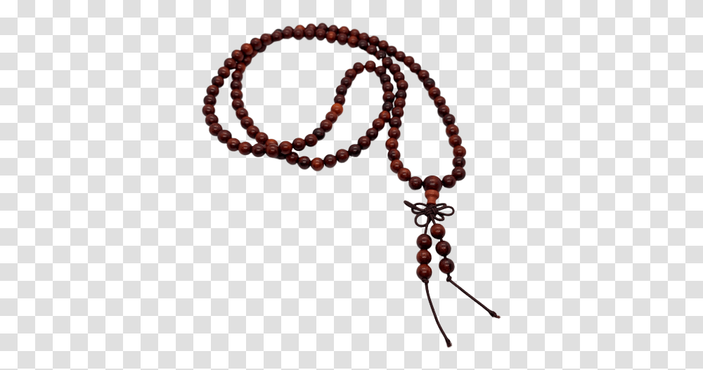 Blood Sandalwood Japa Mala Prayer Necklace Bracelet, Bead Necklace, Jewelry, Ornament, Accessories Transparent Png