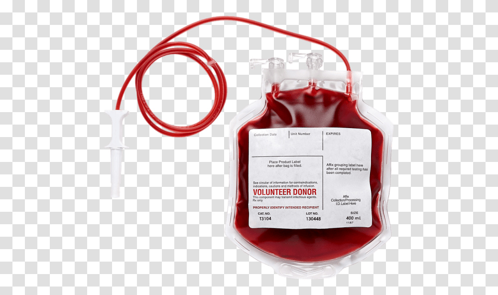 Blood Transfer Bags By Charter Medical Glass Bottle, Ketchup, Food, Bomb, Weapon Transparent Png
