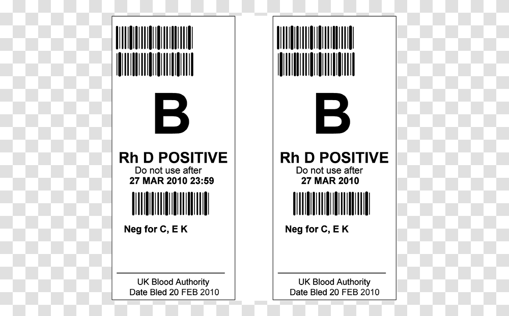 Blood Type Barcodes, Label, Paper, Number Transparent Png