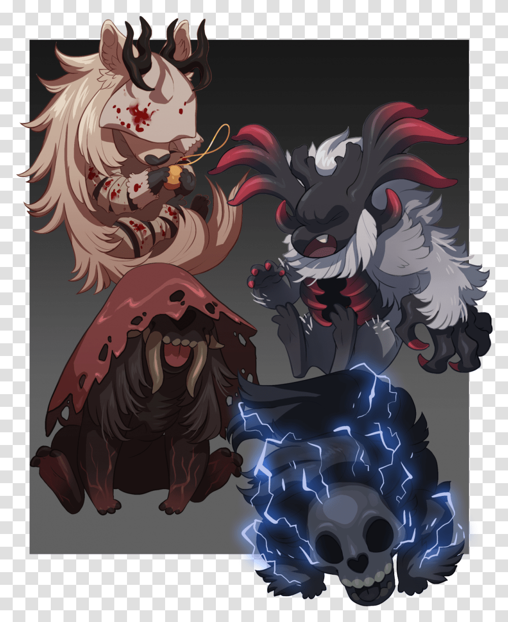 Bloodborne Chibis These Were Supposed To Be Stickers, Dragon, Statue Transparent Png