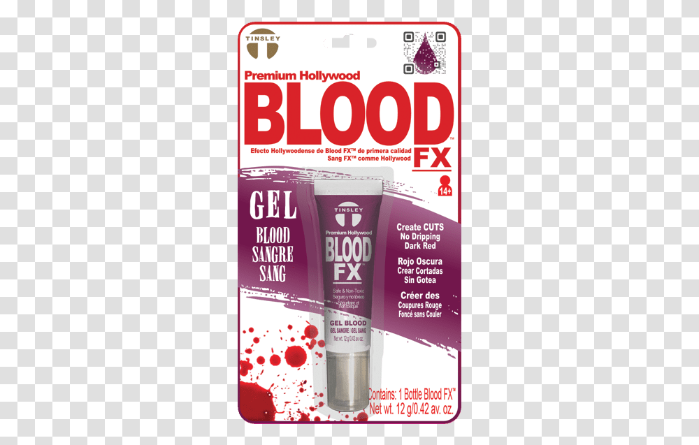 Bloodfx Gel Blood Fx Gel, Advertisement, Poster, Flyer, Paper Transparent Png