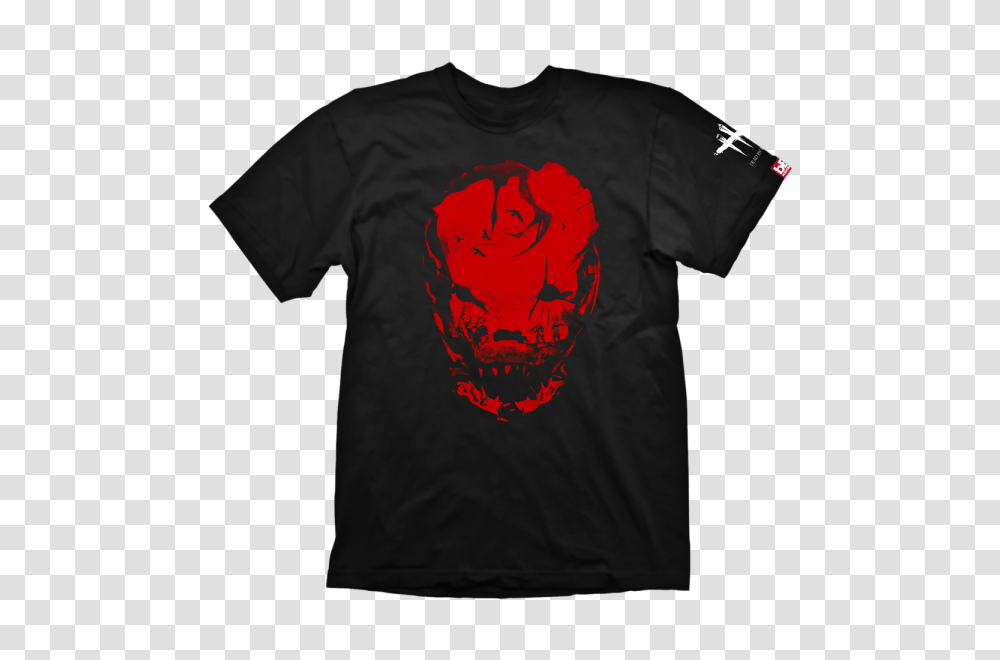 Bloodletting T Shirt Red On Black The Official Dead, Apparel, T-Shirt, Sleeve Transparent Png