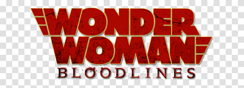 Bloodlines Wonder Woman Title Logo, Text, Alphabet, Poster, Advertisement Transparent Png