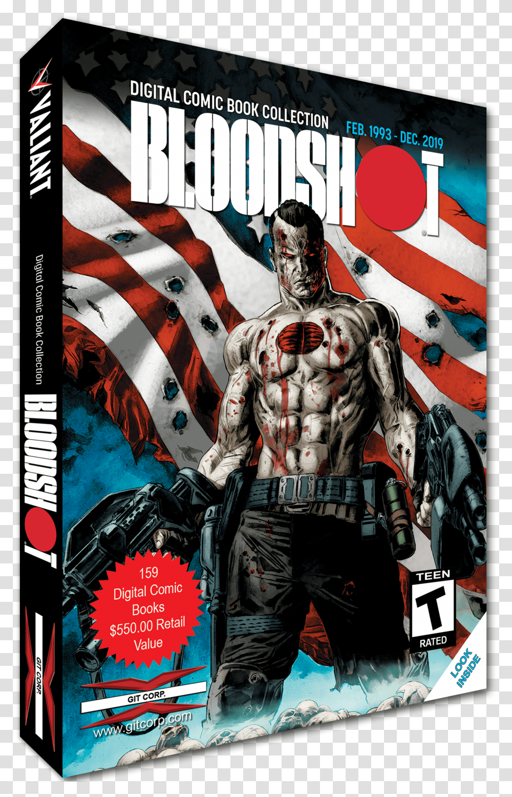 Bloodshot Comic Transparent Png