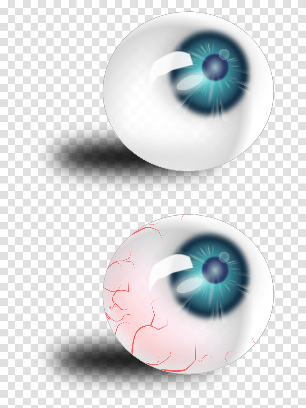 Bloodshot Eye Ball, Contact Lens, Sphere Transparent Png
