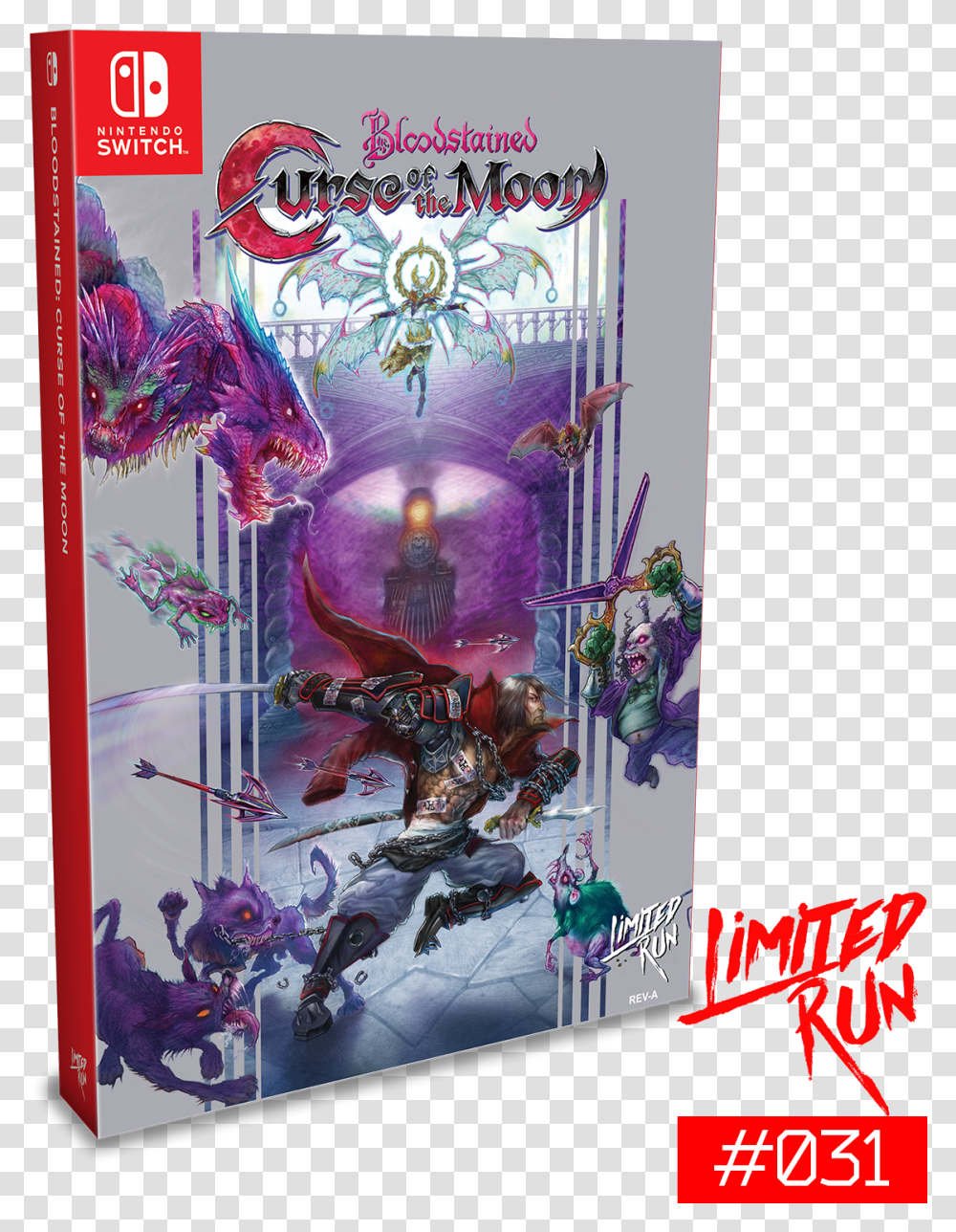 Bloodstained Curse Of The Moon Physical, Poster, Advertisement, World Of Warcraft, Overwatch Transparent Png