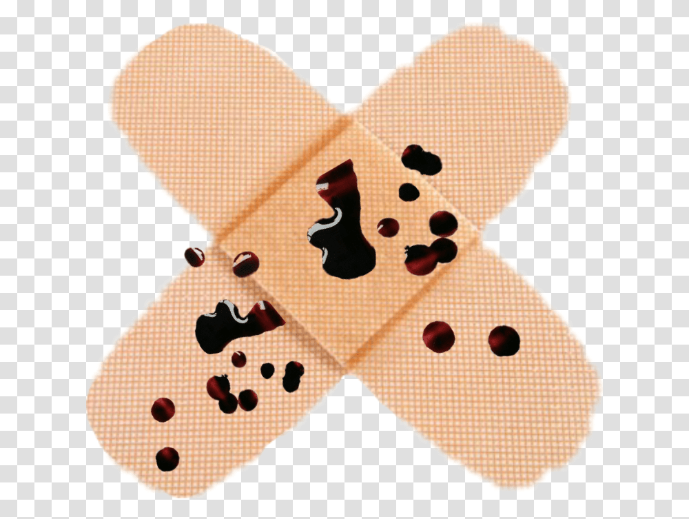 Bloody Band Aid, Sweets, Food, Cookie, Rug Transparent Png