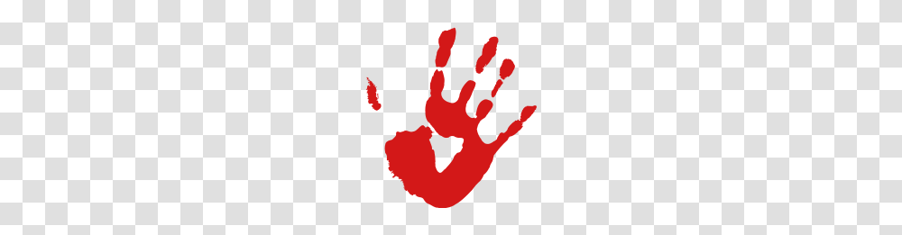 Bloody Hand Print, Person, Human, Hook, Cat Transparent Png