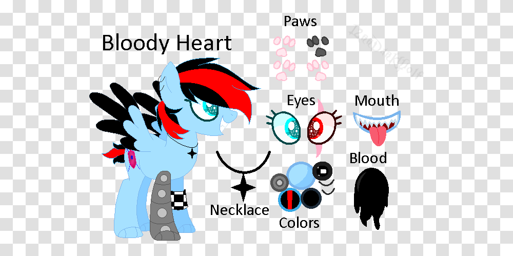 Bloody Heart Version By Mlp Bloody Heart, Person, Human, Graphics, Juggling Transparent Png