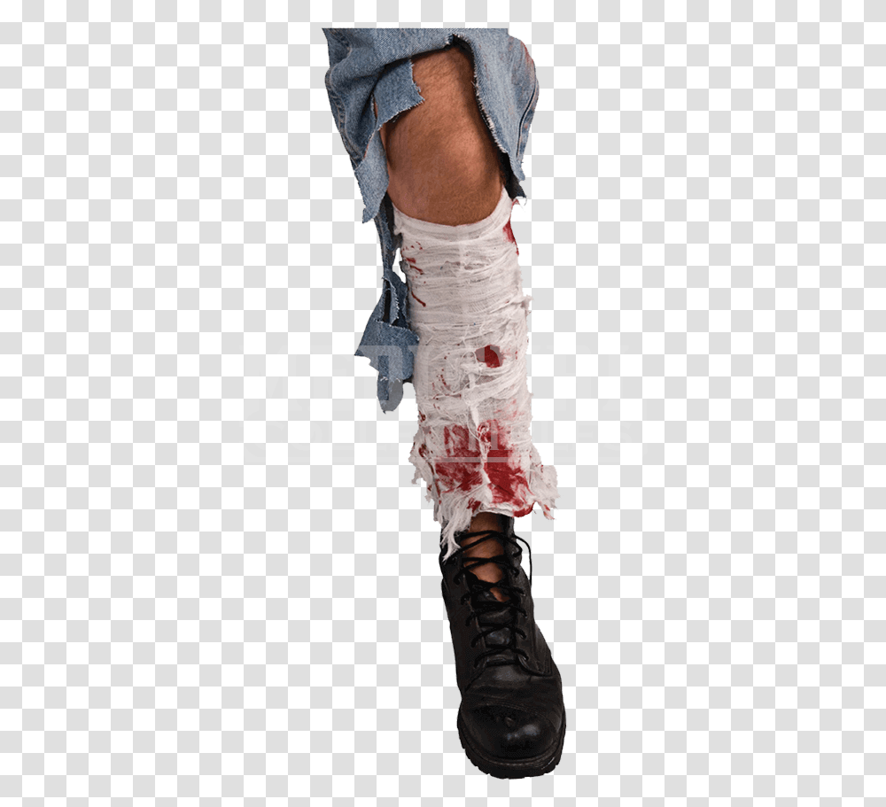 Bloody Leg, Person, People, Advertisement Transparent Png