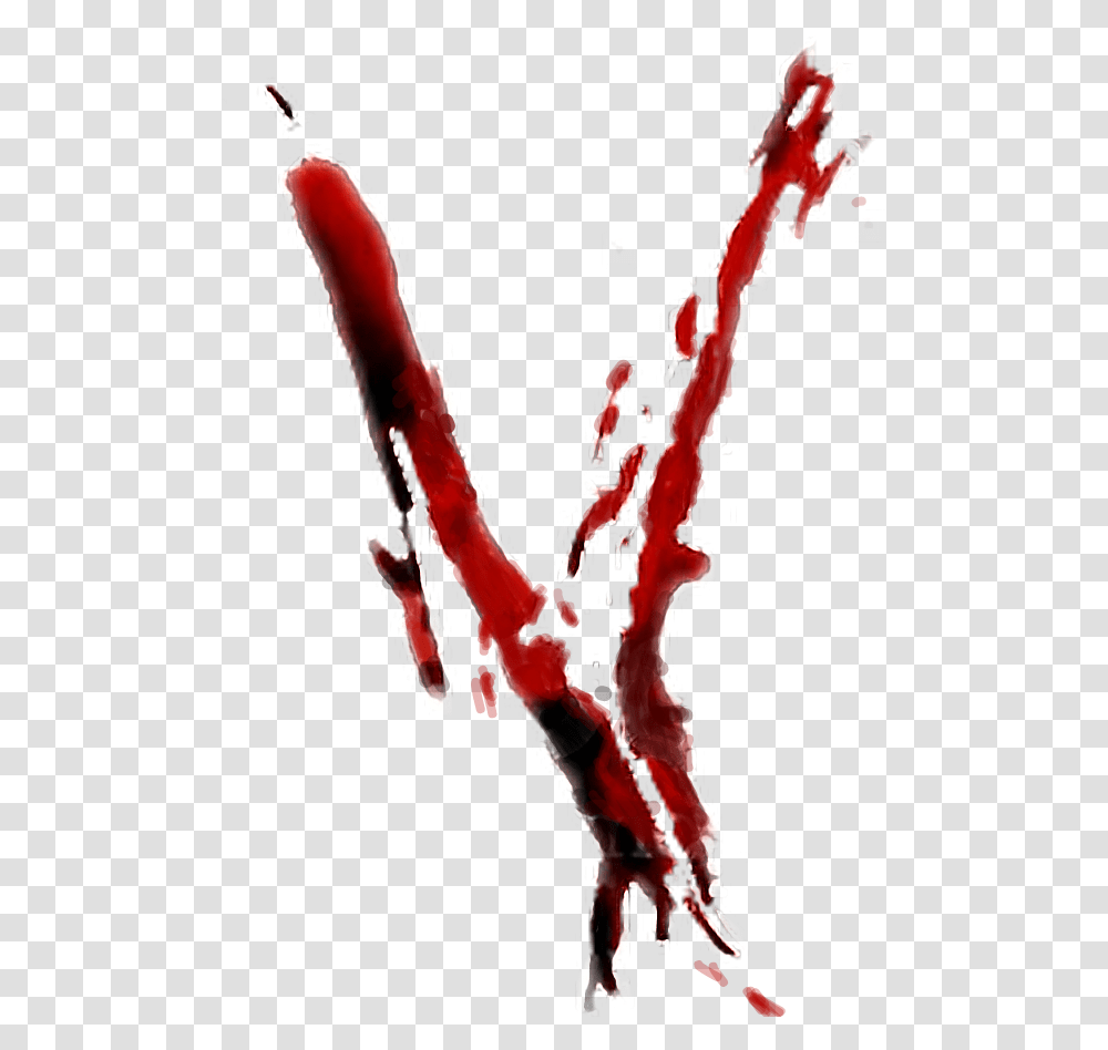 Bloody Letter V, Person, Red Wine Transparent Png