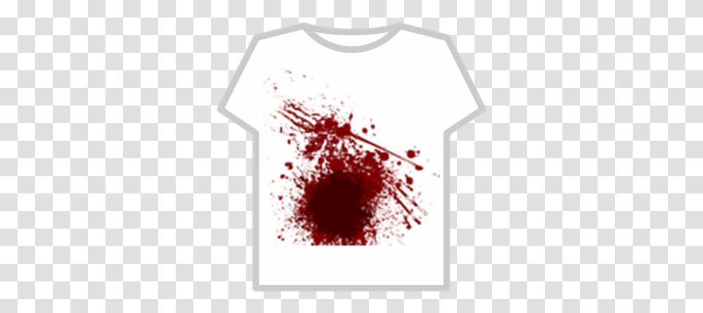 Bloody Mess Splatters Background Blood T Shirt Roblox, Stain, Sleeve, Clothing, Apparel Transparent Png
