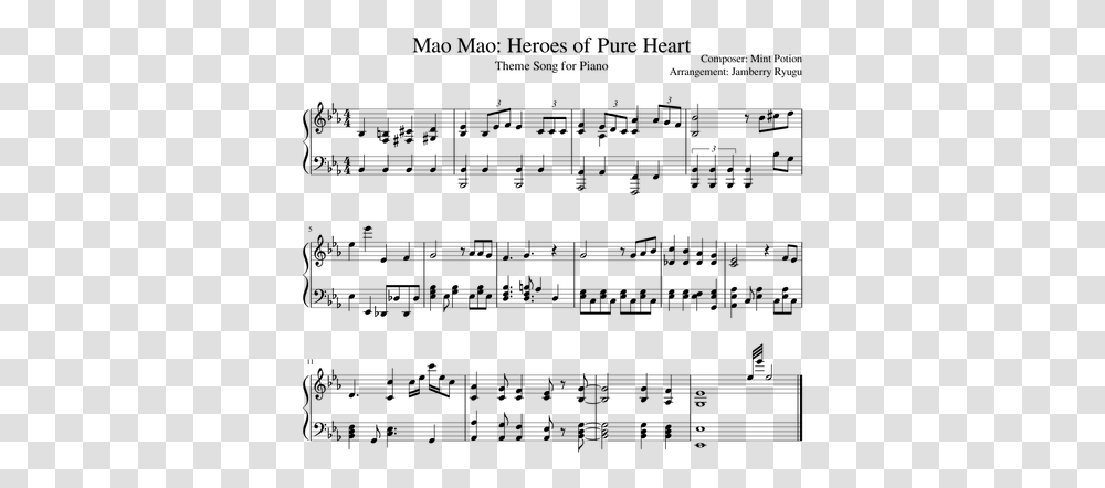 Bloody Stream Sheet Music, Gray, World Of Warcraft Transparent Png