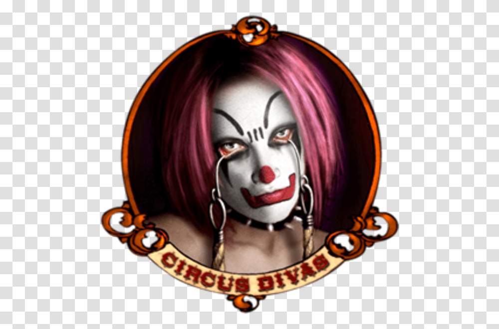 Bloody X Circus Divas, Performer, Person, Human, Clown Transparent Png