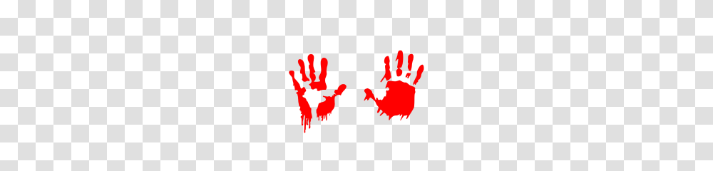 Bloody Zombie Hand Prints, Stain, Stencil Transparent Png