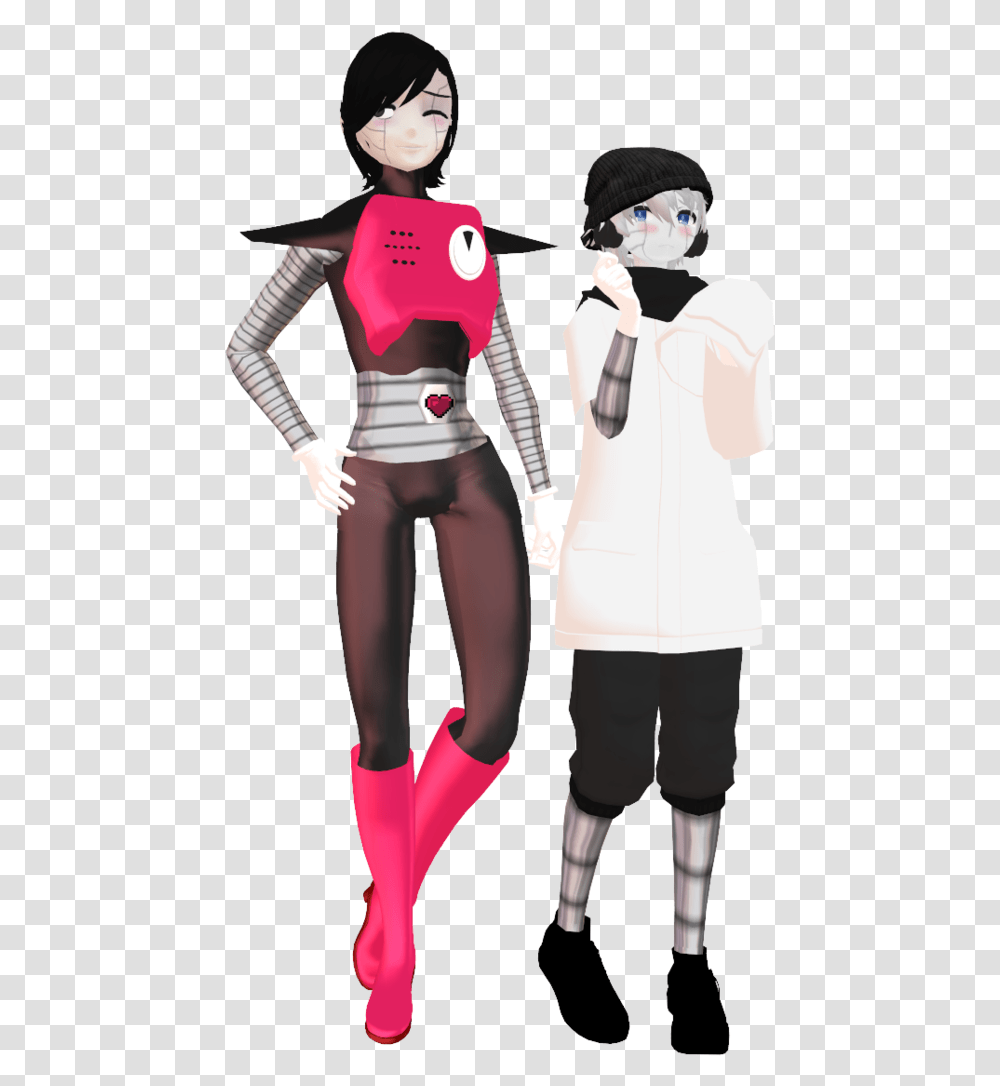 Blooky And Mettaton Cosplay, Costume, Sleeve, Long Sleeve Transparent Png