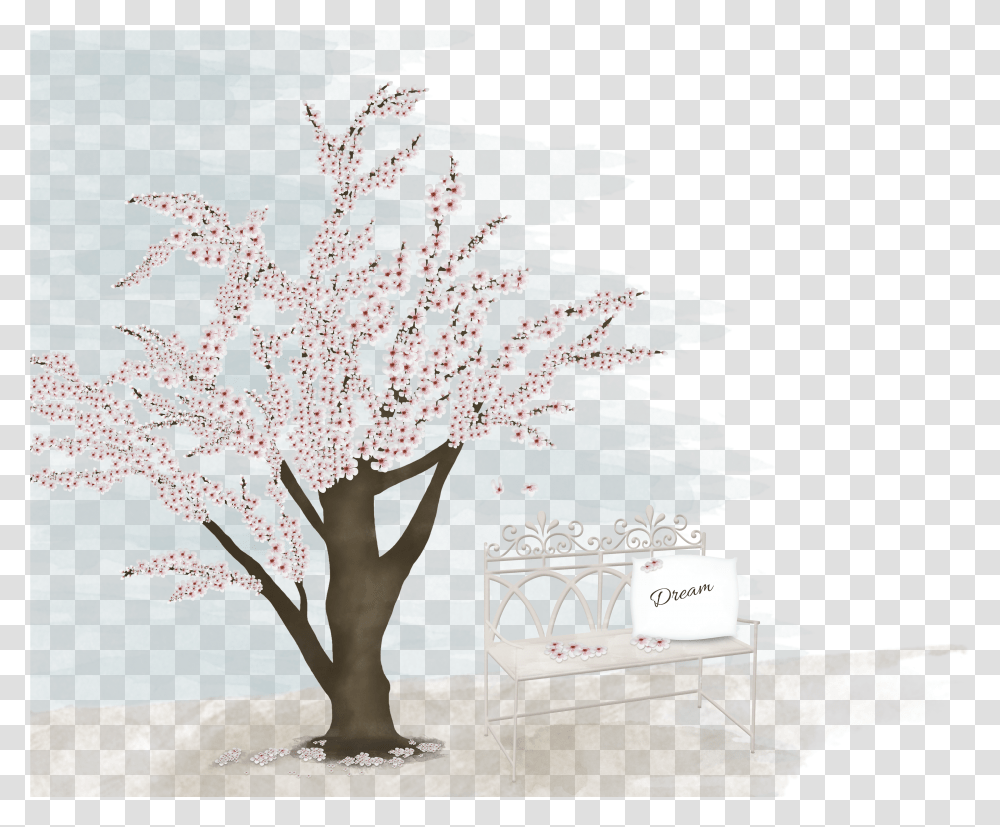 Blooming Cherry Tree1 Floral Design Transparent Png