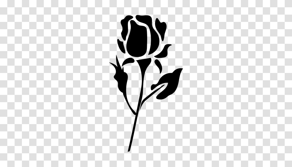 Blooming Rose Flat Icon Flower, Gray, World Of Warcraft Transparent Png