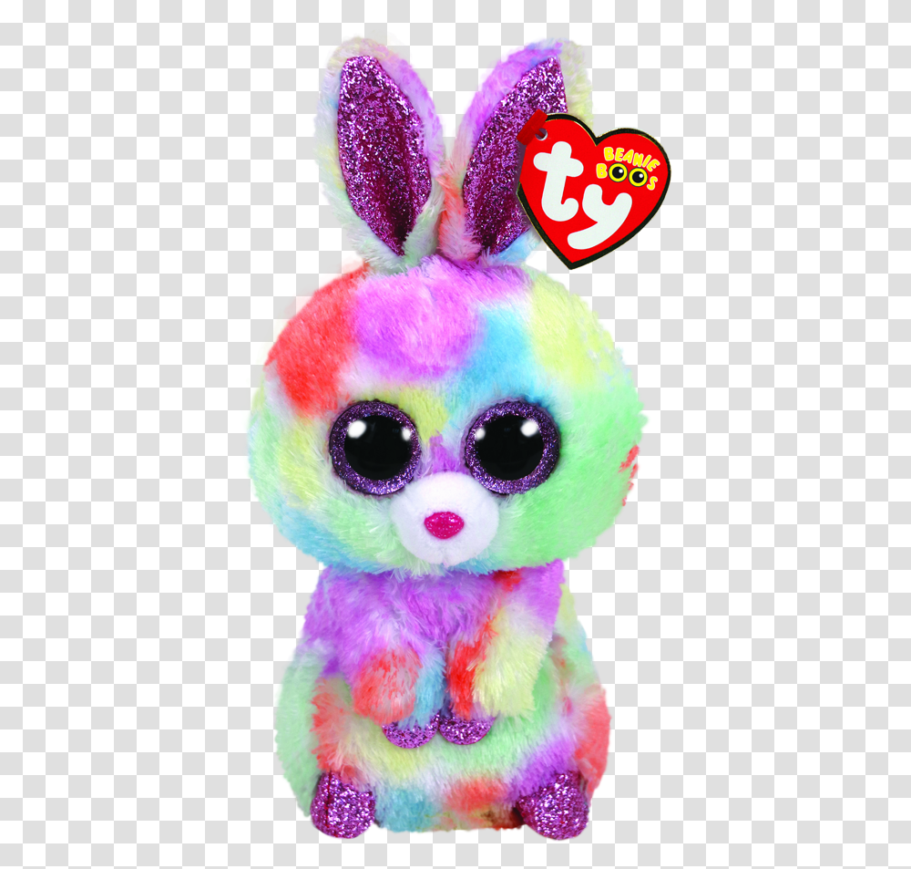Bloomy The Pastel Easter Bunny Regular Beanie Boo Bloomy Beanie Boo, Toy, Plush, Doll Transparent Png