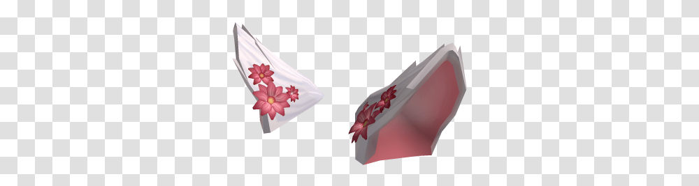 Blossom White Cat Ears Roblox Cat Ears Roblox Code, Plant, Flower, Clothing, Petal Transparent Png