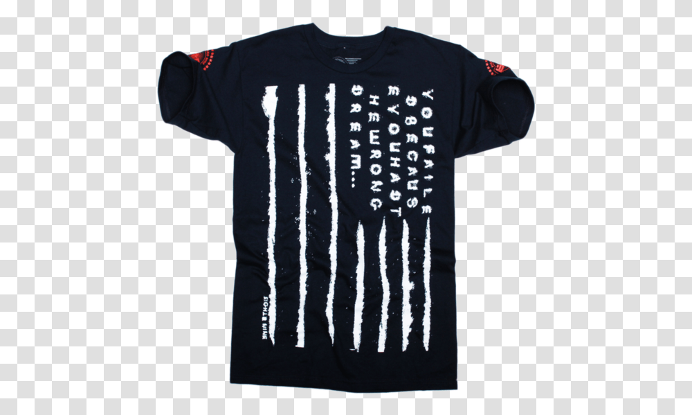 Blow American Dream Navy T Shirt Active Shirt, Apparel, T-Shirt, Sleeve Transparent Png