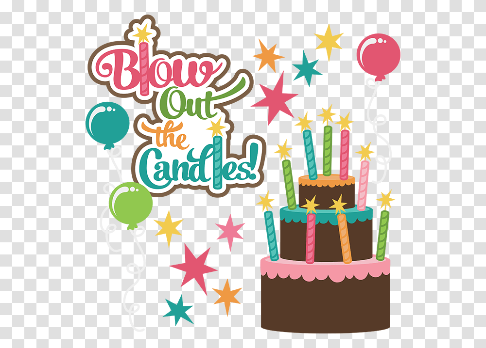 Blow Out The Candles Birthday Clipart Cute Birthday Clip Art, Food, Drawing, Cream Transparent Png