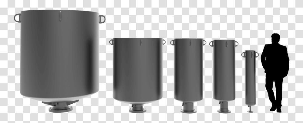 Blowdown Vent Silencer Size Comparison Compressed Mobile Phone, Person, Human, Lamp, Lighting Transparent Png