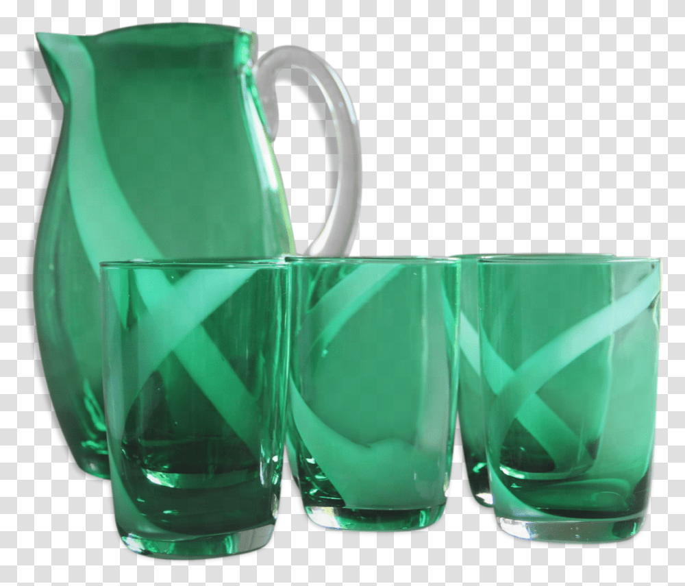 Blown Glass Lemonade ServiceSrc Https Jug, Coffee Cup, Goblet, Water Jug Transparent Png