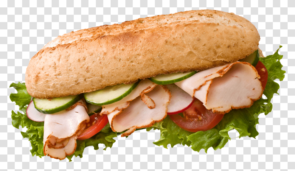 Blt Baguette Sandwich, Burger, Food, Bread Transparent Png