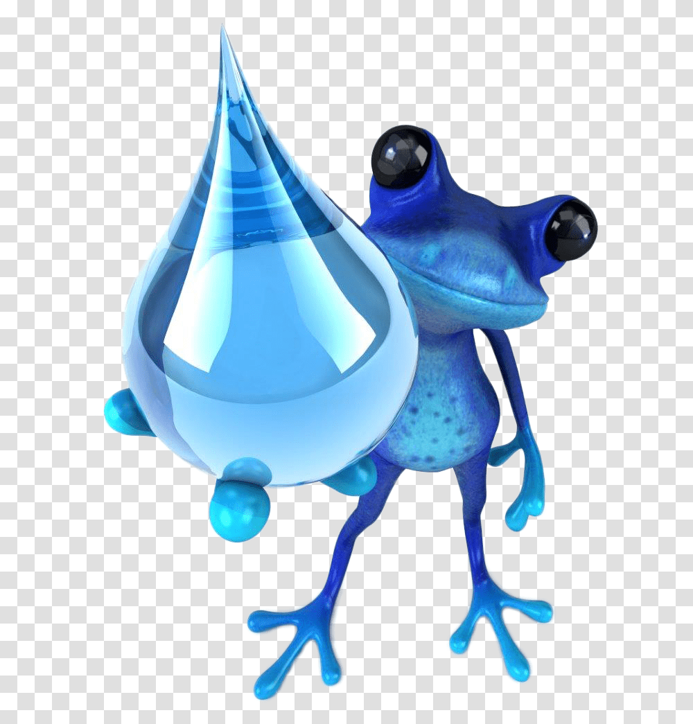 Blu Frog Plumbing Water Drop Photograph, Amphibian, Wildlife, Animal, Droplet Transparent Png