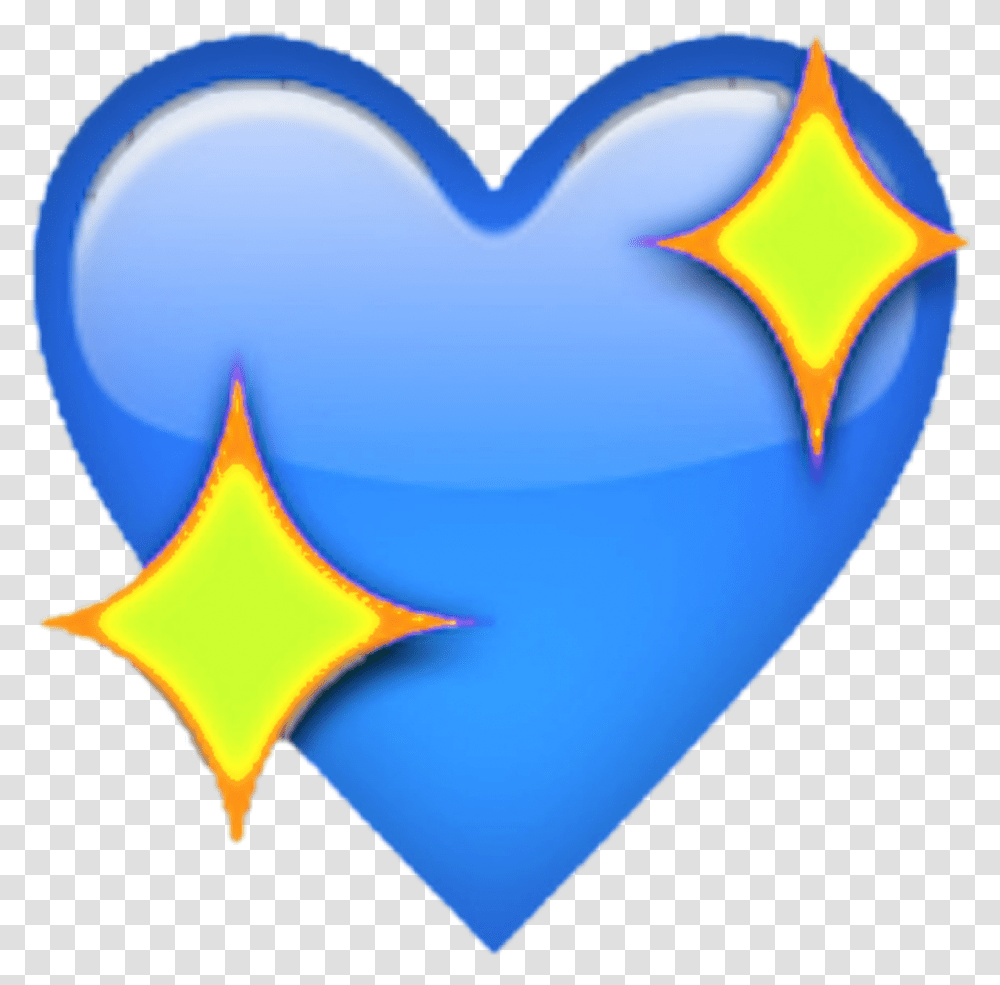 Blu Yellow Heart Idk Heart Emoji Blue And Yellow Cartoon Heart, Balloon, Pillow, Cushion Transparent Png
