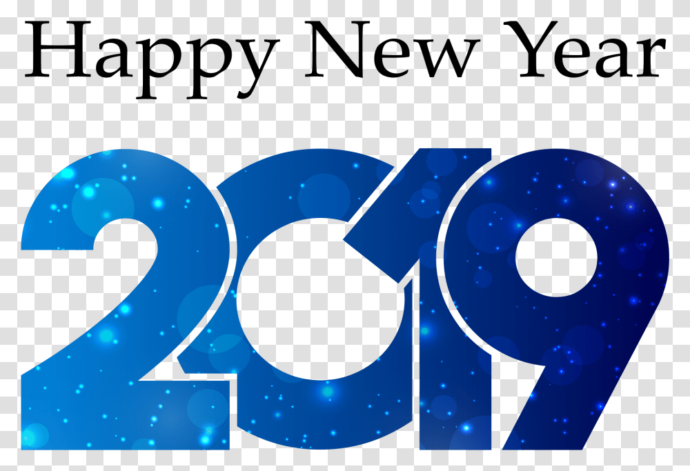 Blue 2019 Design Image Free Download Searchpng Happy New Year Blue, Number, Alphabet Transparent Png