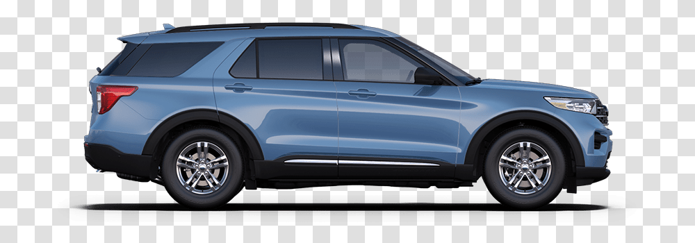 Blue 2020 Ford Explorer Side, Car, Vehicle, Transportation, Automobile Transparent Png