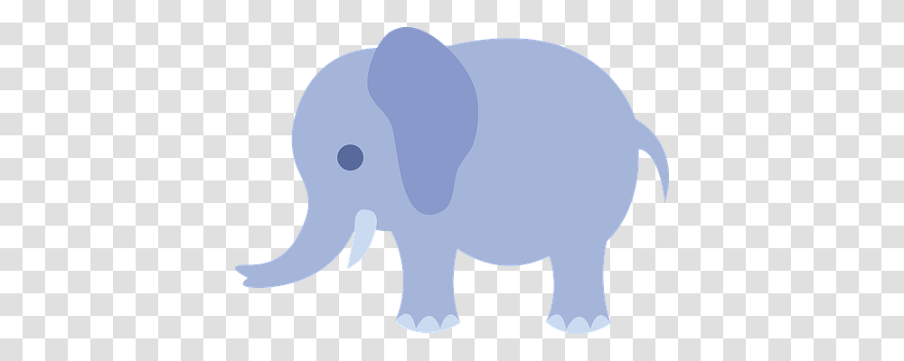 Blue Animals, Mammal, Wildlife, Elephant Transparent Png