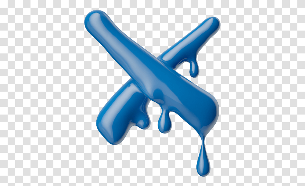 Blue 3d Liquid Melting Font Melting X, Blow Dryer, Appliance, Hair Drier Transparent Png