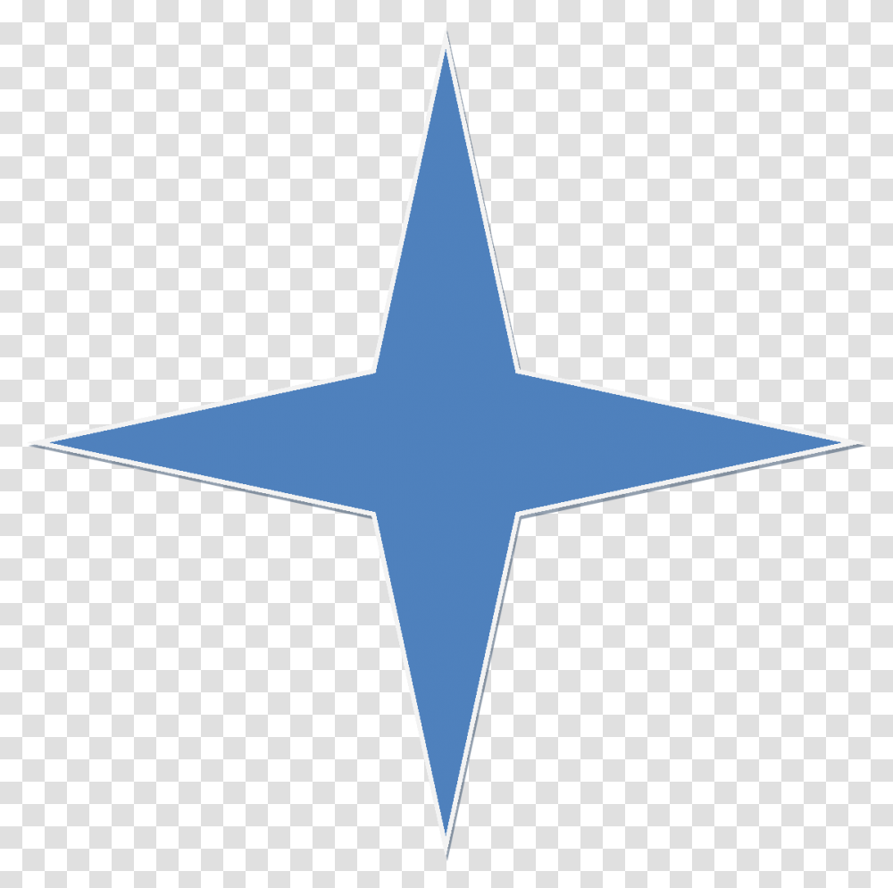Blue 4 Point Star Clip Art, Cross, Symbol, Star Symbol Transparent Png