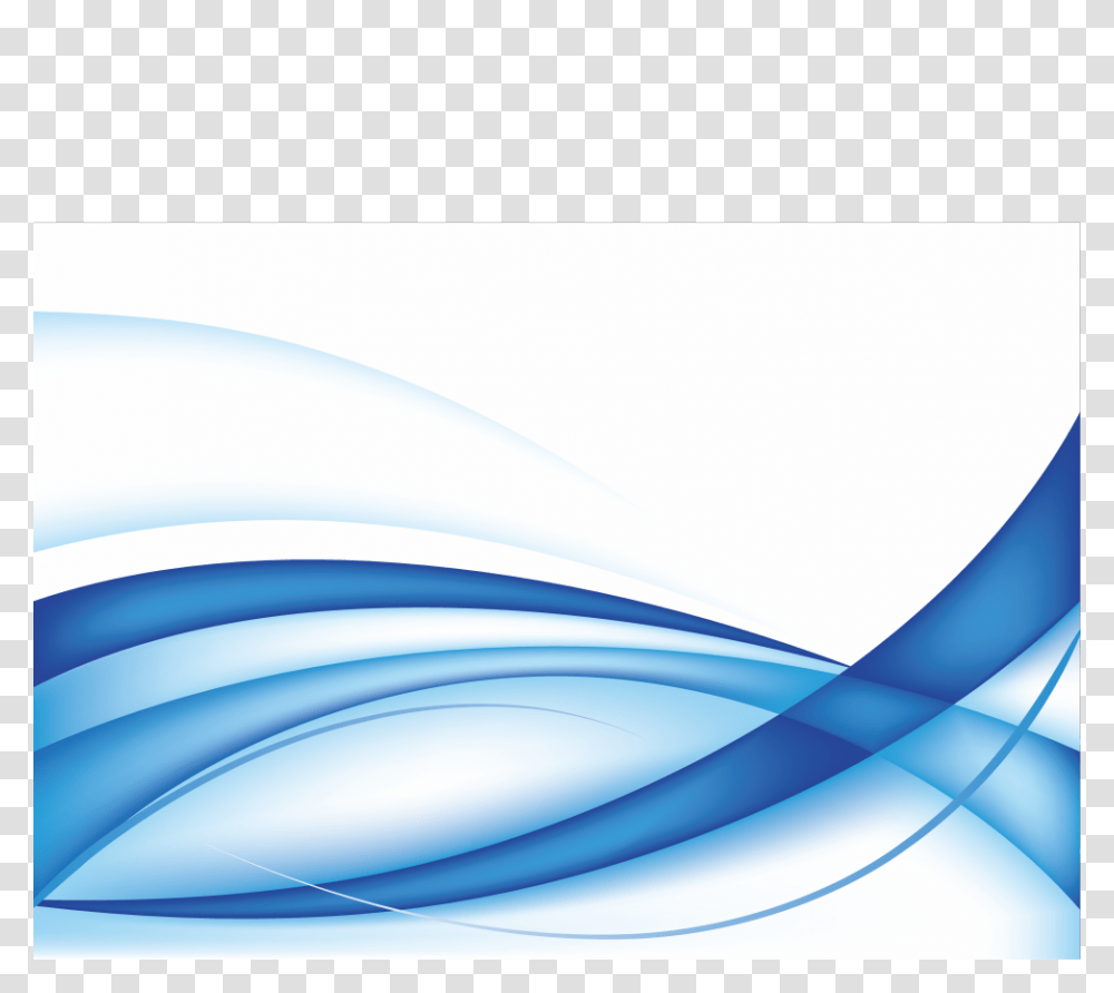 Blue Abstract Wave, Floral Design, Pattern Transparent Png