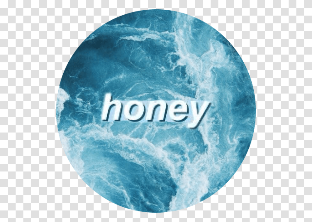 Blue Aesthetic Honey Circle Picture Of The Ocean, Outer Space, Astronomy, Universe, Planet Transparent Png
