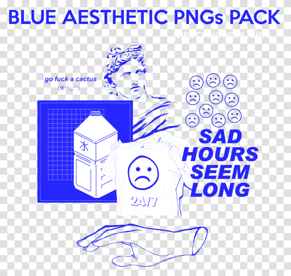 Blue Aesthetic S Blue Aesthetic Pack, Electronics, Security, Computer Transparent Png