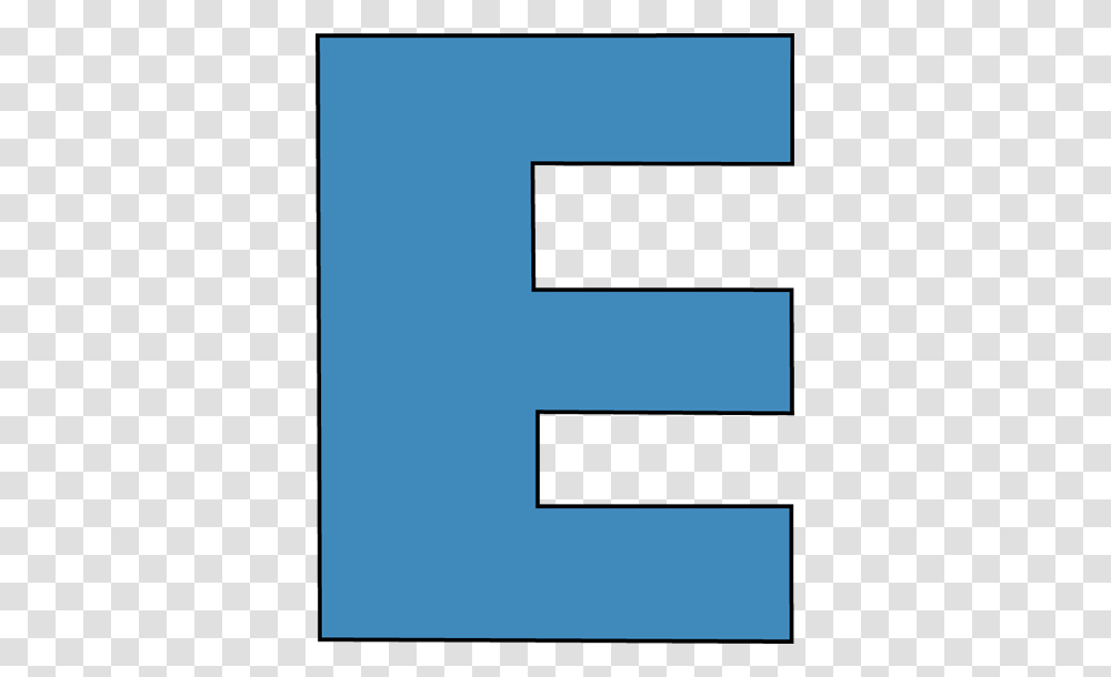 Blue Alphabet Letter E Clip Art, Word, Number Transparent Png