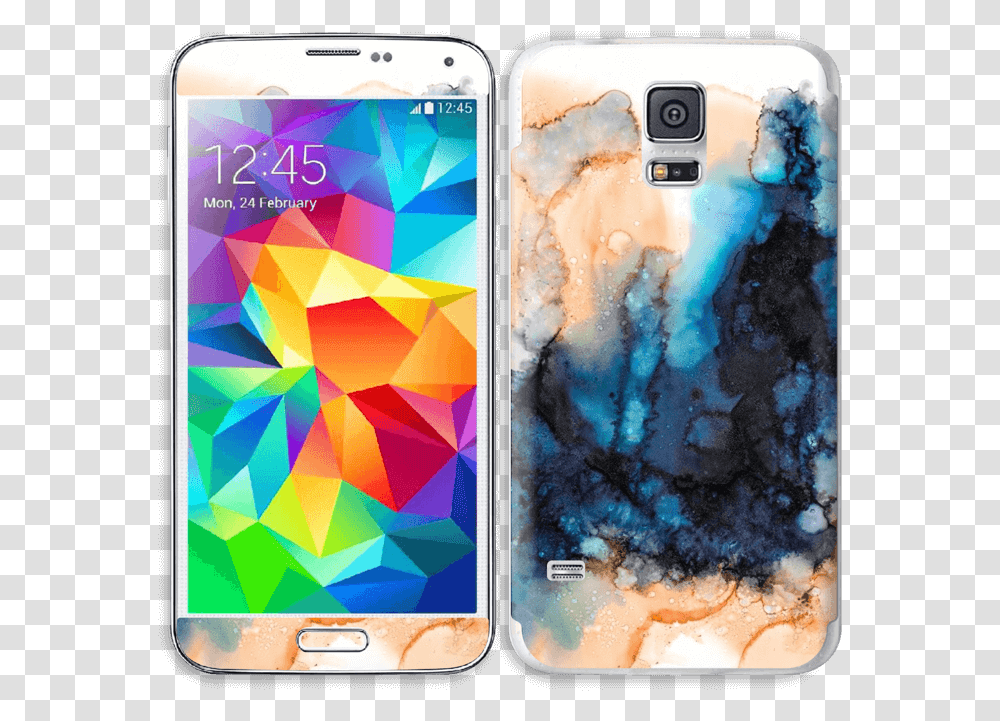 Blue Amp Orange Color Splash Skin Galaxy S5 Samsung Galaxy, Mobile Phone, Electronics, Cell Phone, Iphone Transparent Png