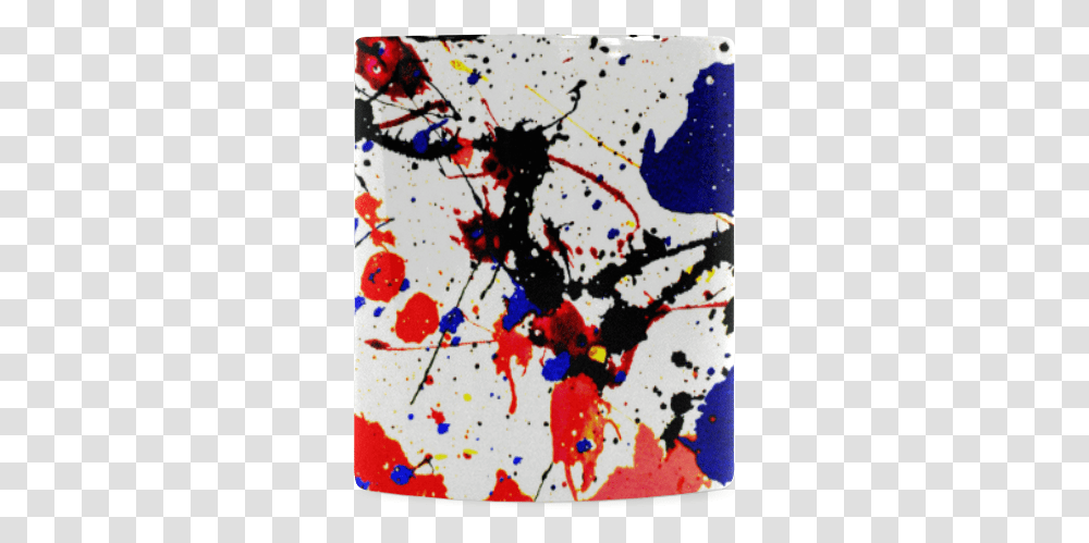 Blue Amp Red Paint Splatter White Mug Portable Network Graphics, Modern Art, Plot, Rug Transparent Png